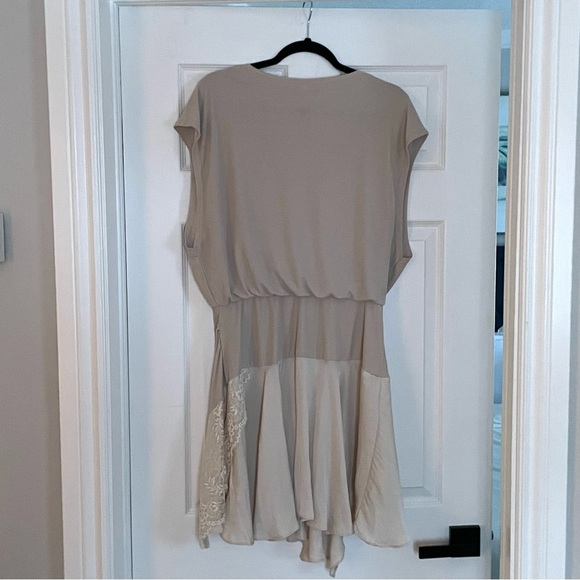 Free People Jazzy Mini Beige Lace Dress - Picture 5 of 15